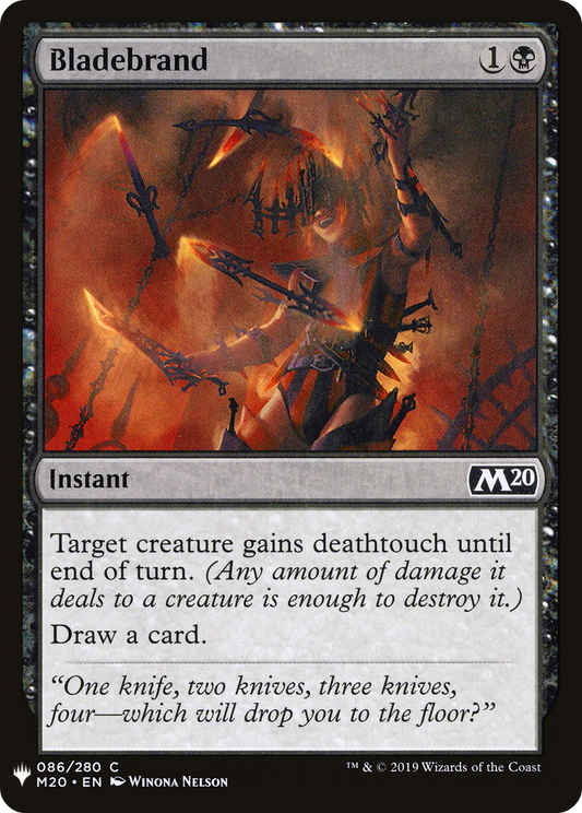 Bladebrand (MB1-576) - Mystery Booster - Premium MTG Single from Wizards of the Coast - Just $0.08! Shop now at Game Crave Tournament Store