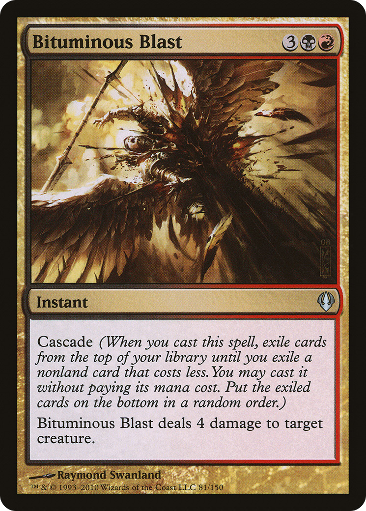 Bituminous Blast (ARC-081) - Archenemy - Premium MTG Single from Wizards of the Coast - Just $0.08! Shop now at Game Crave Tournament Store