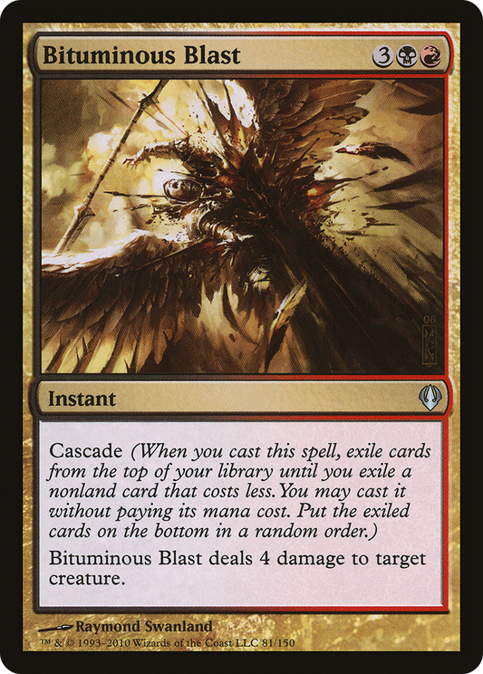 Bituminous Blast (ARC-081) - Archenemy - Premium MTG Single from Wizards of the Coast - Just $0.08! Shop now at Game Crave Tournament Store