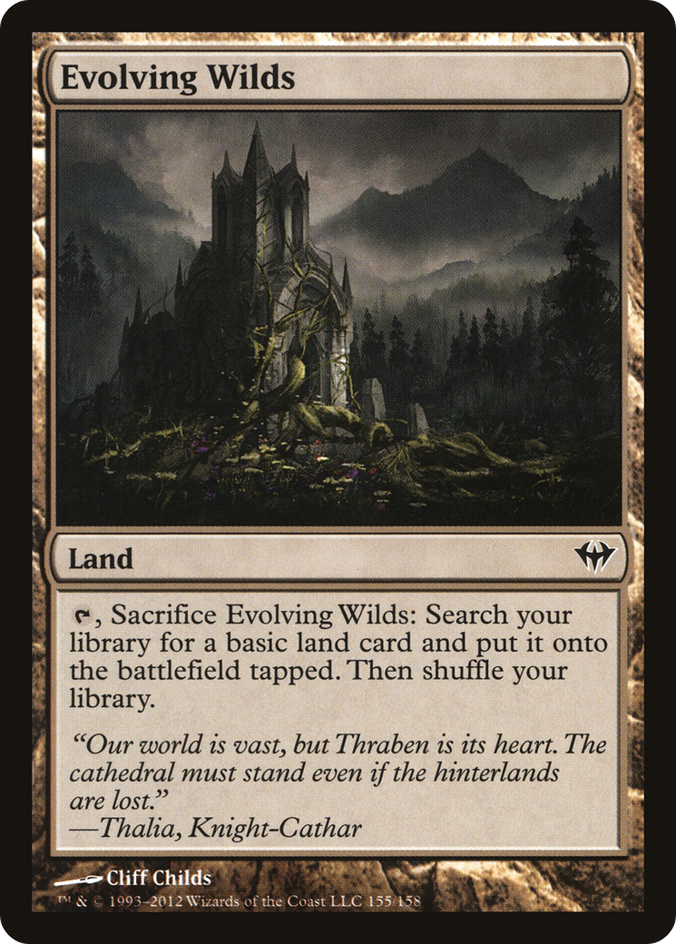 Evolving Wilds (DKA-155) - Dark Ascension - Premium MTG Single from Wizards of the Coast - Just $0.08! Shop now at Game Crave Tournament Store