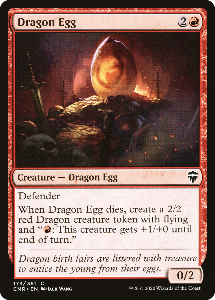Dragon Egg (CMR-173) - Commander Legends Foil - Premium MTG Single from Wizards of the Coast - Just $0.08! Shop now at Game Crave Tournament Store