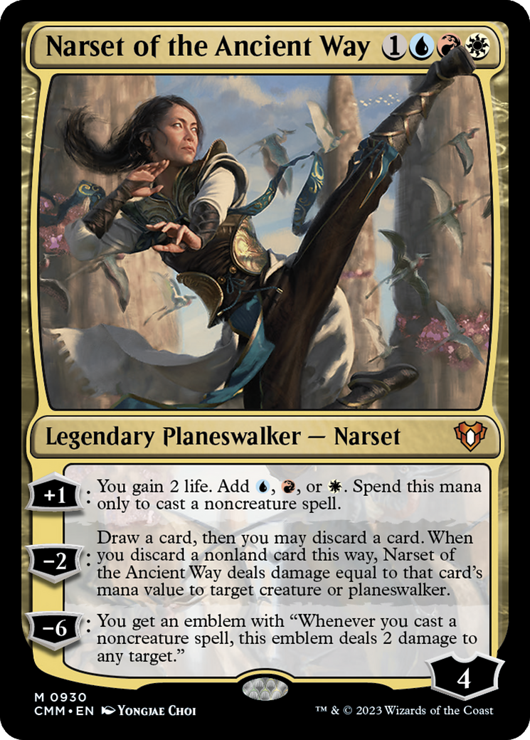 Narset of the Ancient Way (CMM-930) - Commander Masters - Premium MTG Single from Wizards of the Coast - Just $0.39! Shop now at Game Crave Tournament Store