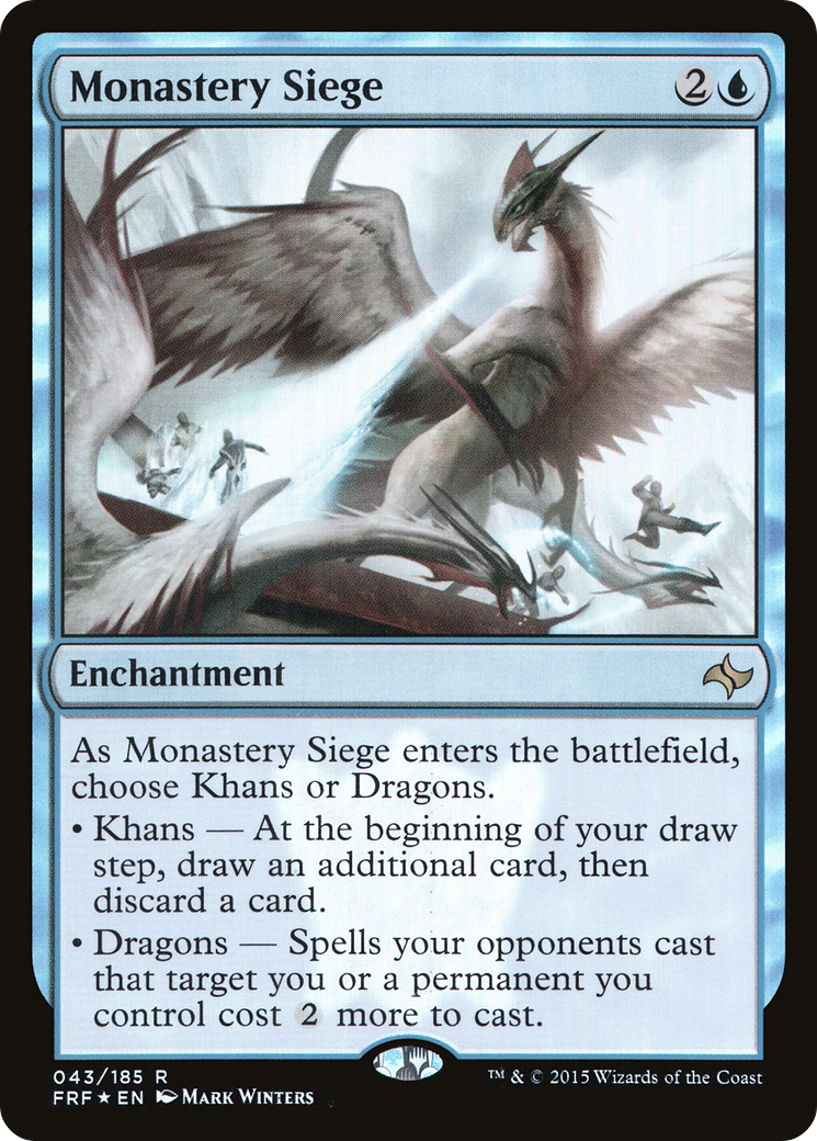 Monastery Siege (FRF-43★) - Fate Reforged Foil - Premium MTG Single from Wizards of the Coast - Just $0! Shop now at Game Crave Tournament Store