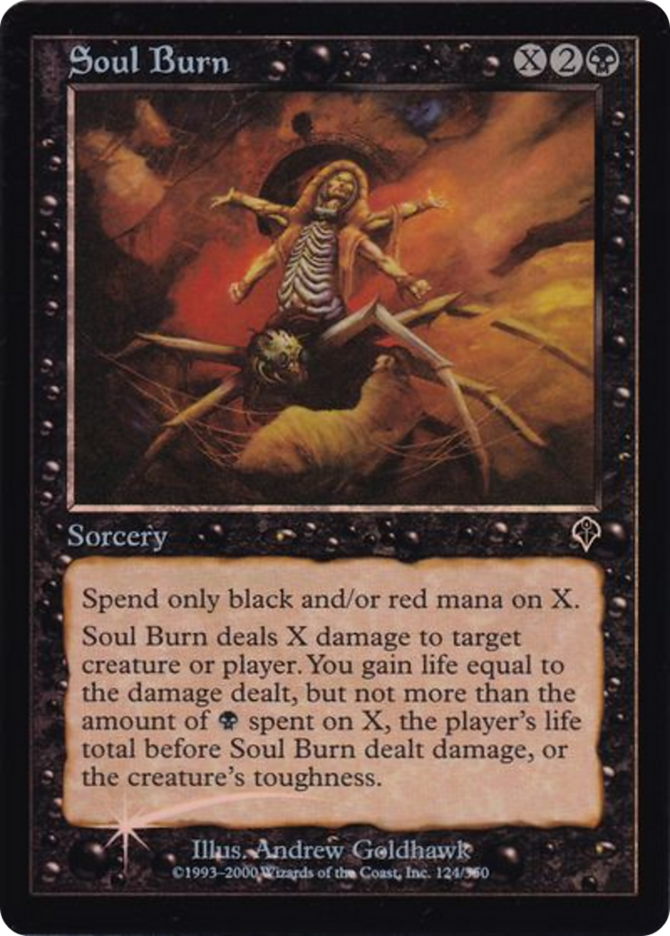 Soul Burn (INV-124S) - Invasion Foil - Premium MTG Single from Wizards of the Coast - Just $0! Shop now at Game Crave Tournament Store