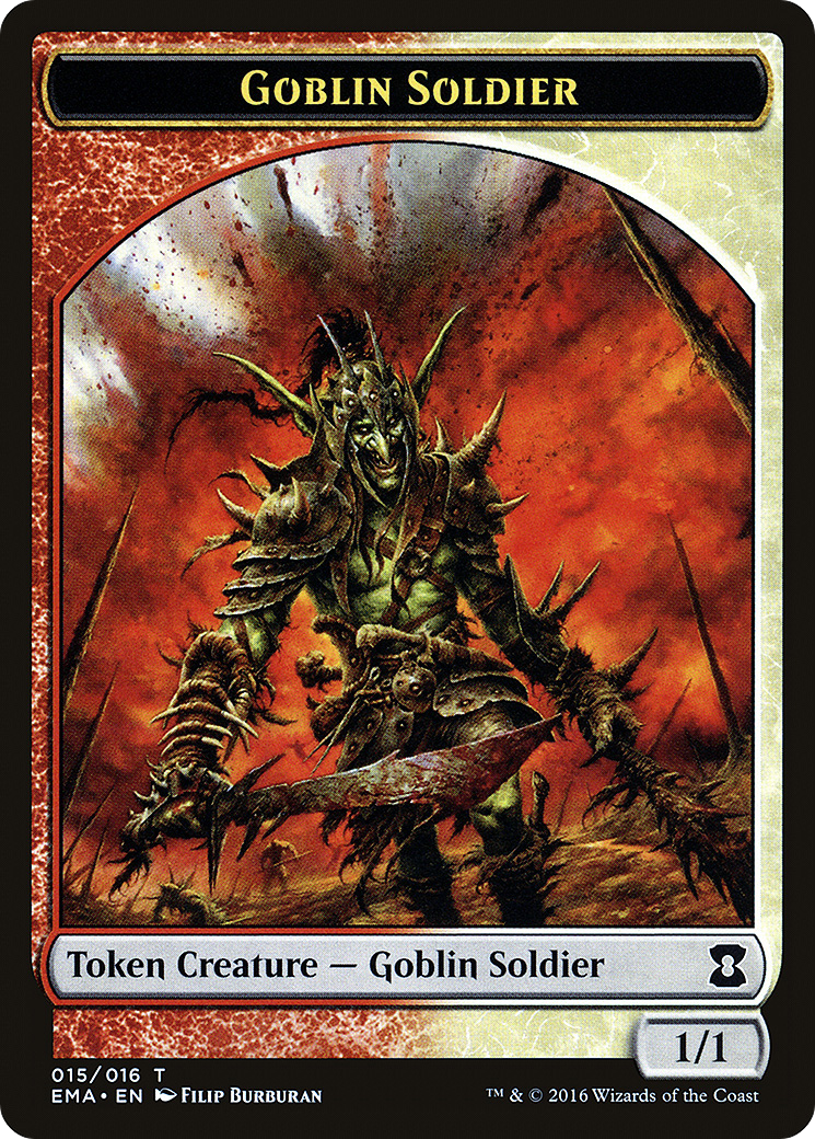 Goblin Soldier (TEMA-015) - Eternal Masters Tokens - Premium MTG Single from Wizards of the Coast - Just $0.24! Shop now at Game Crave Tournament Store