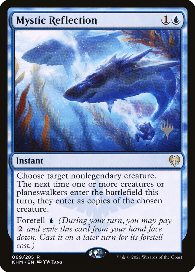Mystic Reflection (PKHM-69P) - Kaldheim Promos Foil - Premium MTG Single from Wizards of the Coast - Just $0.33! Shop now at Game Crave Tournament Store