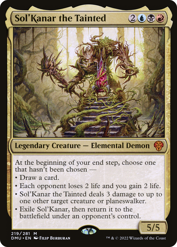 Sol'Kanar the Tainted (DMU-219) - Dominaria United - Premium MTG Single from Wizards of the Coast - Just $0.08! Shop now at Game Crave Tournament Store