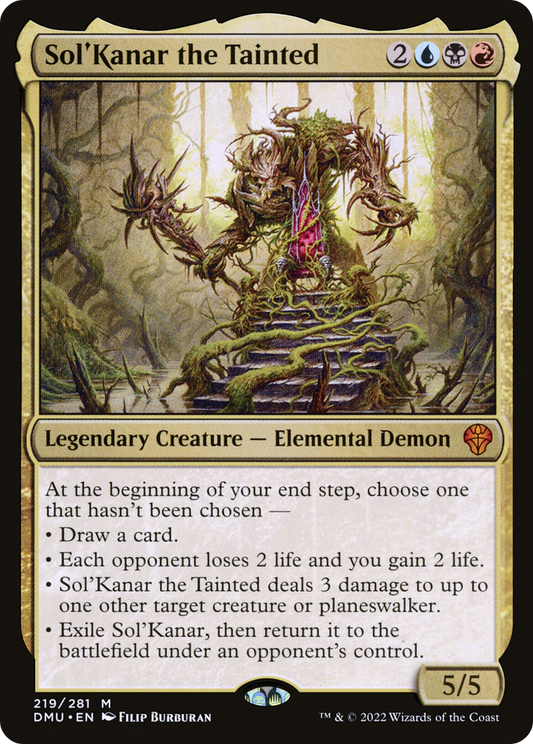 Sol'Kanar the Tainted (DMU-219) - Dominaria United - Premium MTG Single from Wizards of the Coast - Just $0.08! Shop now at Game Crave Tournament Store