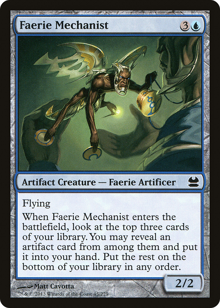 Faerie Mechanist (MMA-045) - Modern Masters Foil - Premium MTG Single from Wizards of the Coast - Just $0.25! Shop now at Game Crave Tournament Store