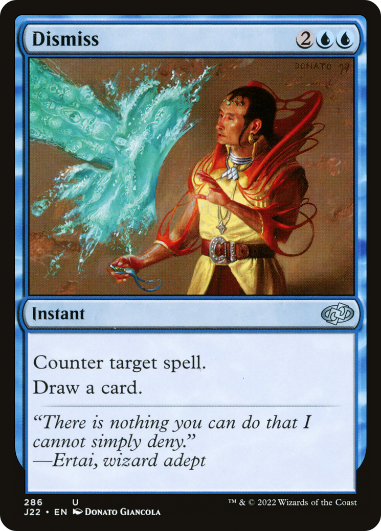 Dismiss (J22-286) - Jumpstart 2022 - Premium MTG Single from Wizards of the Coast - Just $0.08! Shop now at Game Crave Tournament Store