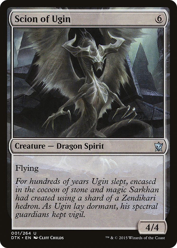 Scion of Ugin (DTK-001) - Dragons of Tarkir - Premium MTG Single from Wizards of the Coast - Just $0.08! Shop now at Game Crave Tournament Store