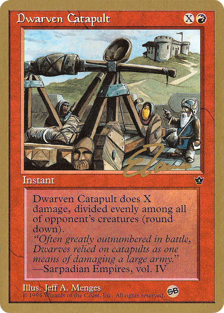 Dwarven Catapult (PTC-ET51SB) - Pro Tour Collector Set - Premium MTG Single from Wizards of the Coast - Just $0.36! Shop now at Game Crave Tournament Store