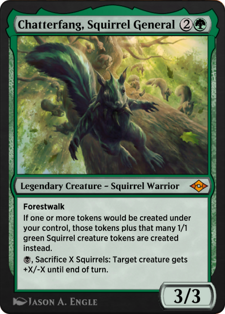 Chatterfang, Squirrel General (J21-552) - Jumpstart: Historic Horizons - Premium MTG Single from Wizards of the Coast - Just $0! Shop now at Game Crave Tournament Store