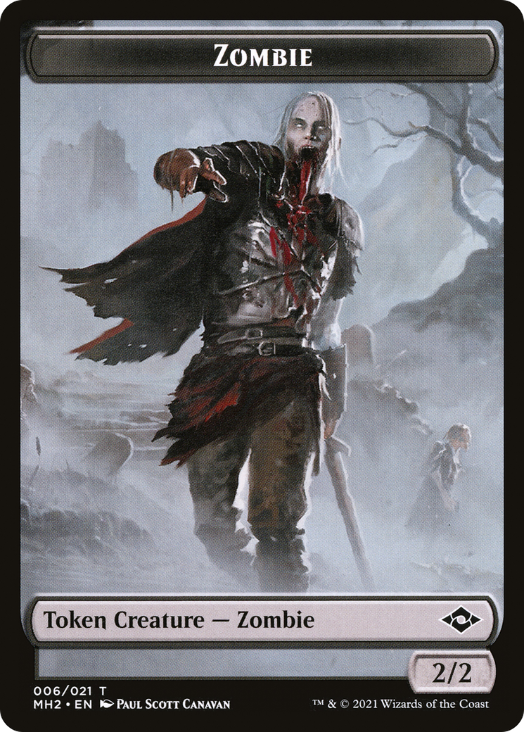 Zombie (TMH2-006) - Modern Horizons 2 Tokens - Premium MTG Single from Wizards of the Coast - Just $0! Shop now at Game Crave Tournament Store