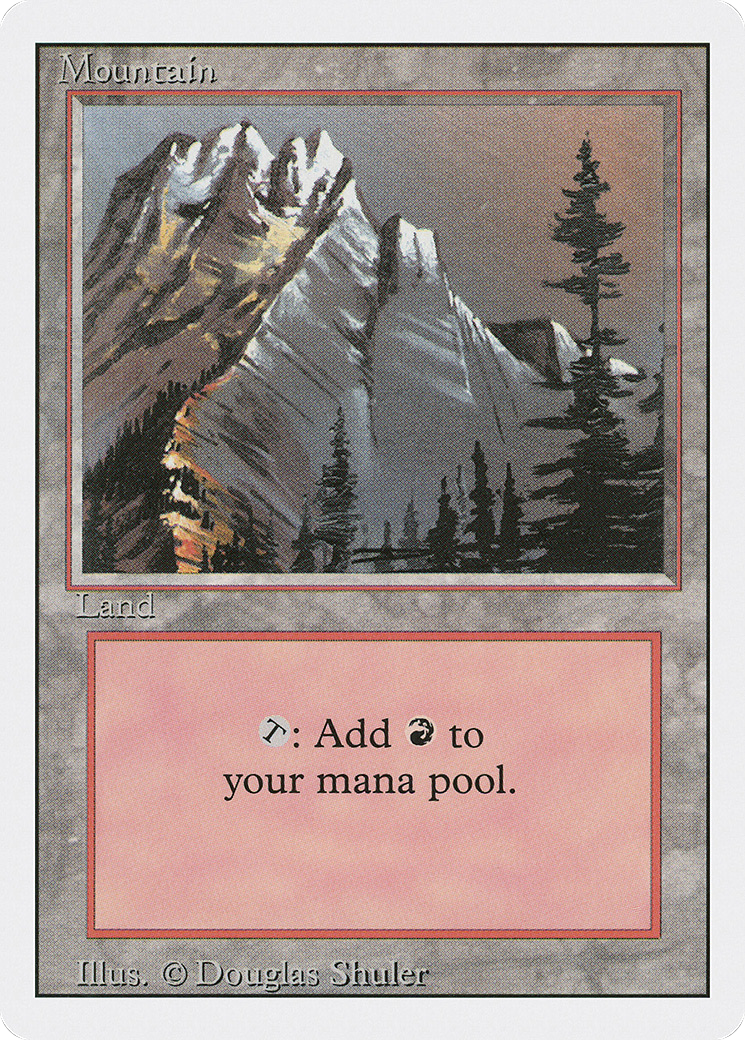 Mountain (3ED-301) - Revised Edition - Premium MTG Single from Wizards of the Coast - Just $0.11! Shop now at Game Crave Tournament Store