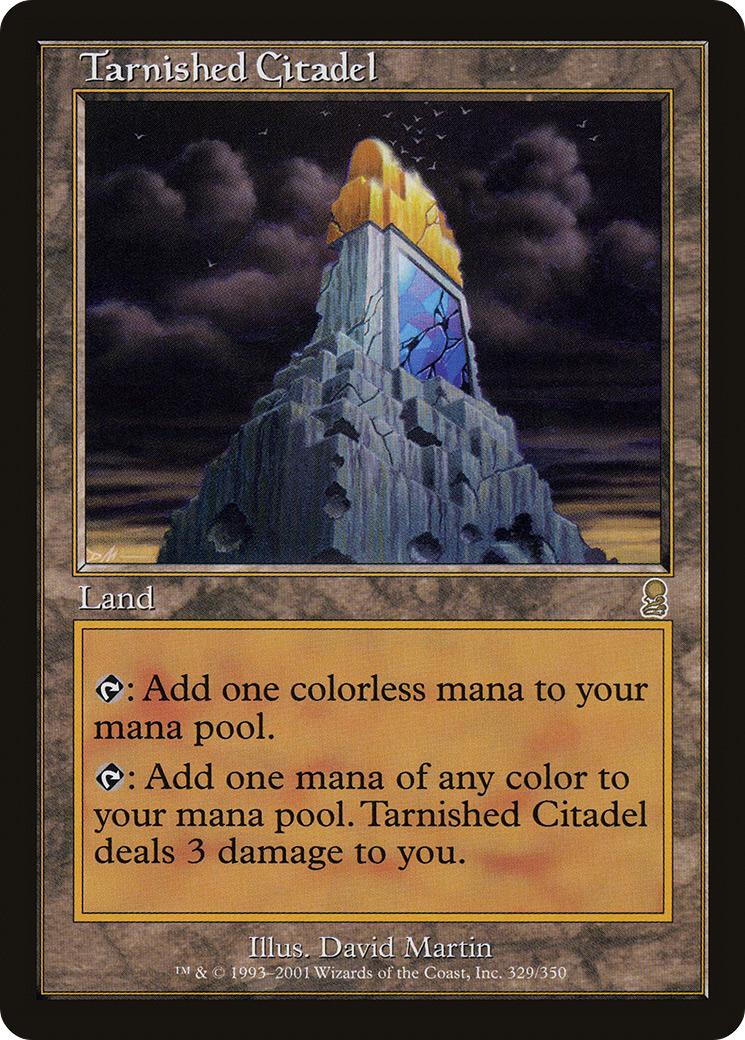 Tarnished Citadel (ODY-329) - Odyssey Foil - Premium MTG Single from Wizards of the Coast - Just $199.99! Shop now at Game Crave Tournament Store