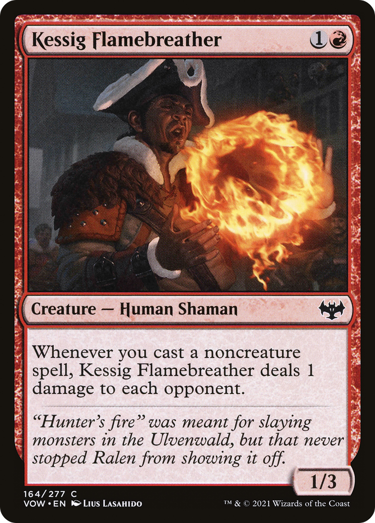 Kessig Flamebreather (VOW-164) - Innistrad: Crimson Vow Foil - Premium MTG Single from Wizards of the Coast - Just $1.88! Shop now at Game Crave Tournament Store