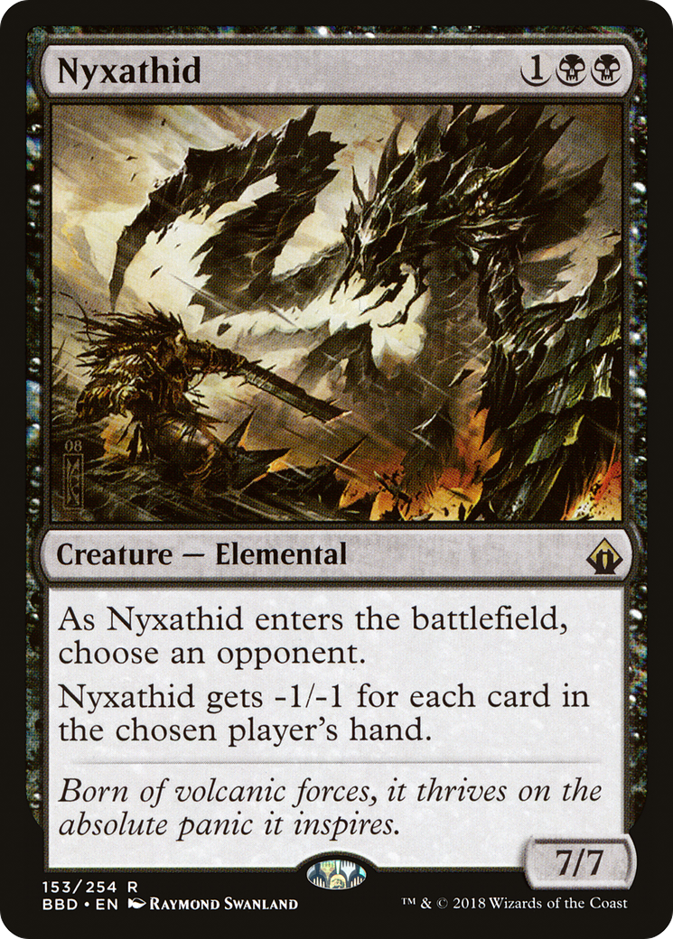 Nyxathid (BBD-153) - Battlebond Foil - Premium MTG Single from Wizards of the Coast - Just $0.08! Shop now at Game Crave Tournament Store