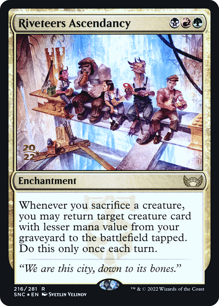 Riveteers Ascendancy (PSNC-216S) - Streets of New Capenna Promos Foil - Premium MTG Single from Wizards of the Coast - Just $0.16! Shop now at Game Crave Tournament Store