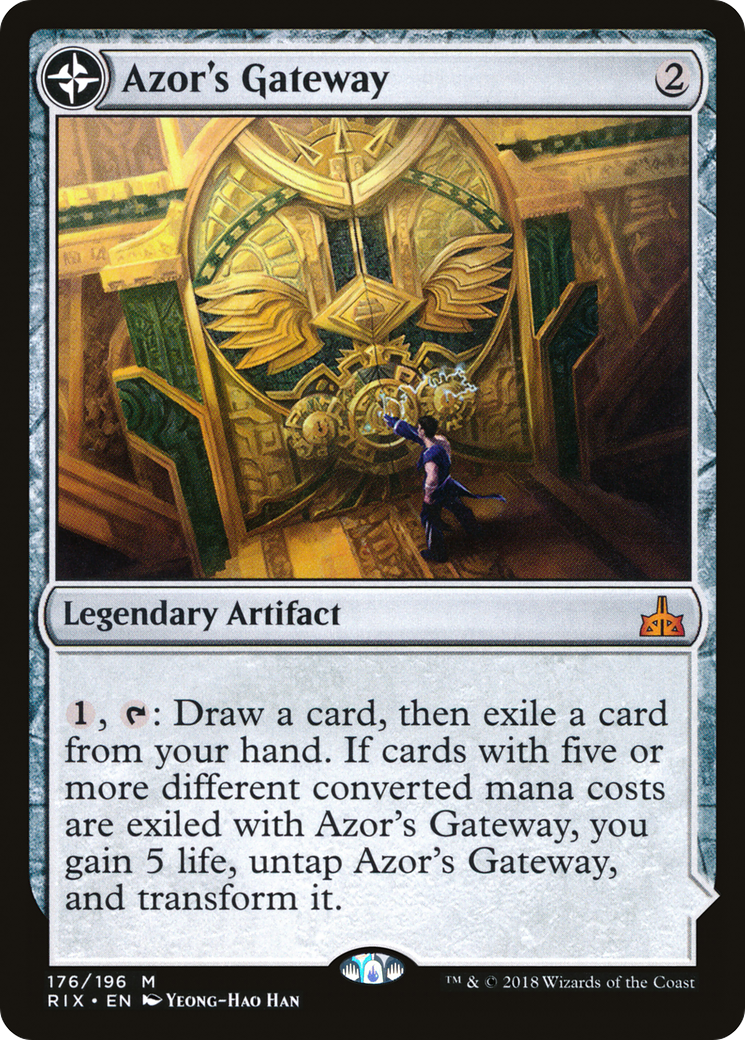 Azor's Gateway // Sanctum of the Sun (RIX-176) - Rivals of Ixalan: (compasslanddfc) - Premium MTG Single from Wizards of the Coast - Just $0.64! Shop now at Game Crave Tournament Store
