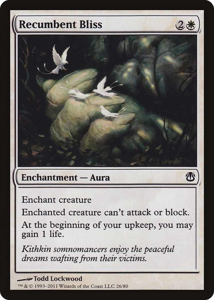 Recumbent Bliss (DDH-026) - Duel Decks: Ajani vs. Nicol Bolas - Premium MTG Single from Wizards of the Coast - Just $0.08! Shop now at Game Crave Tournament Store