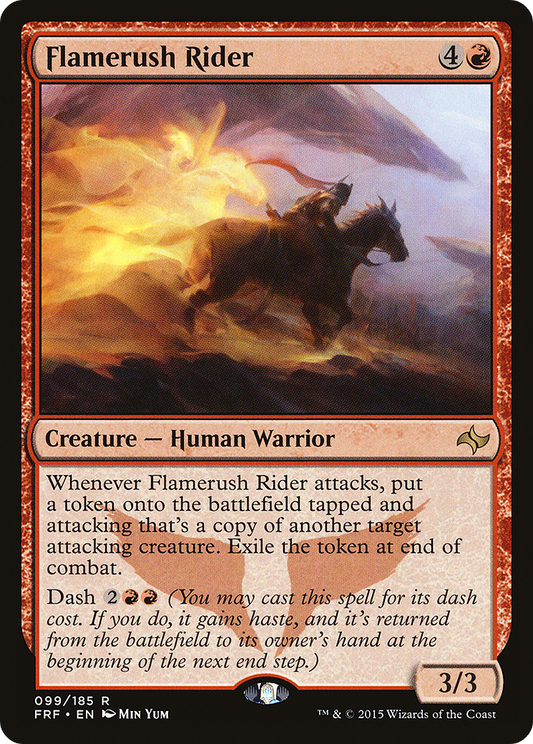 Flamerush Rider (FRF-099) - Fate Reforged - Premium MTG Single from Wizards of the Coast - Just $0.08! Shop now at Game Crave Tournament Store