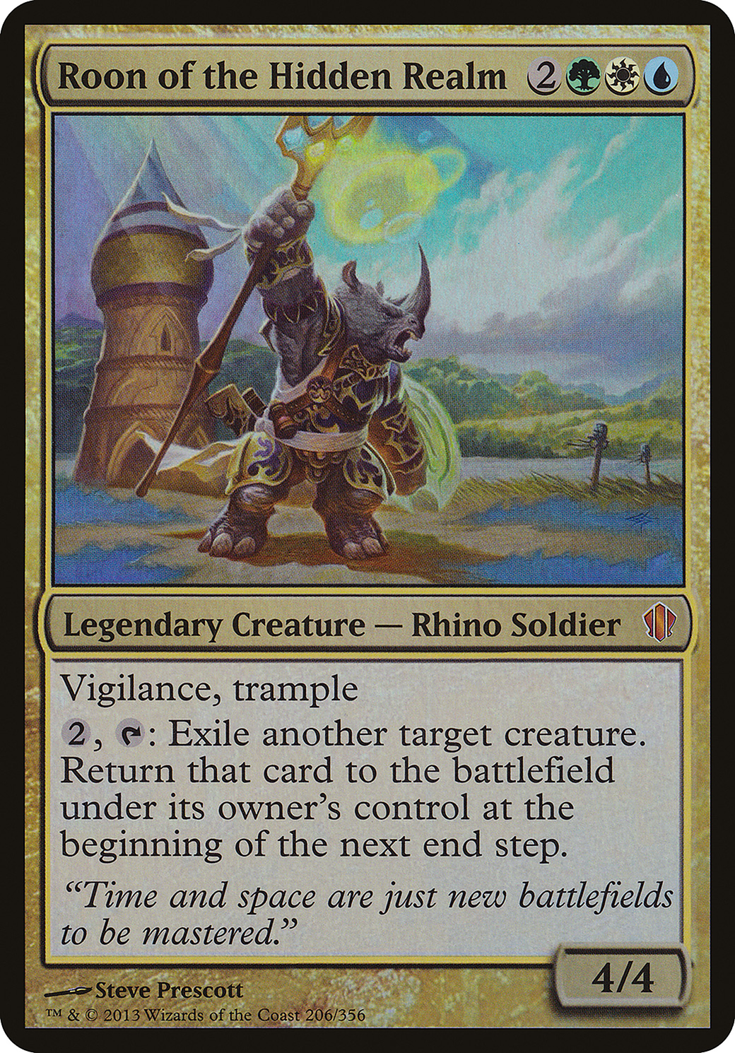 Roon of the Hidden Realm (OC13-206) - Commander 2013 Oversized Foil - Premium MTG Single from Wizards of the Coast - Just $0.13! Shop now at Game Crave Tournament Store
