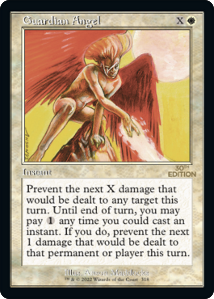 Guardian Angel (30A-318) - 30th Anniversary Edition - Premium MTG Single from Wizards of the Coast - Just $20.15! Shop now at Game Crave Tournament Store
