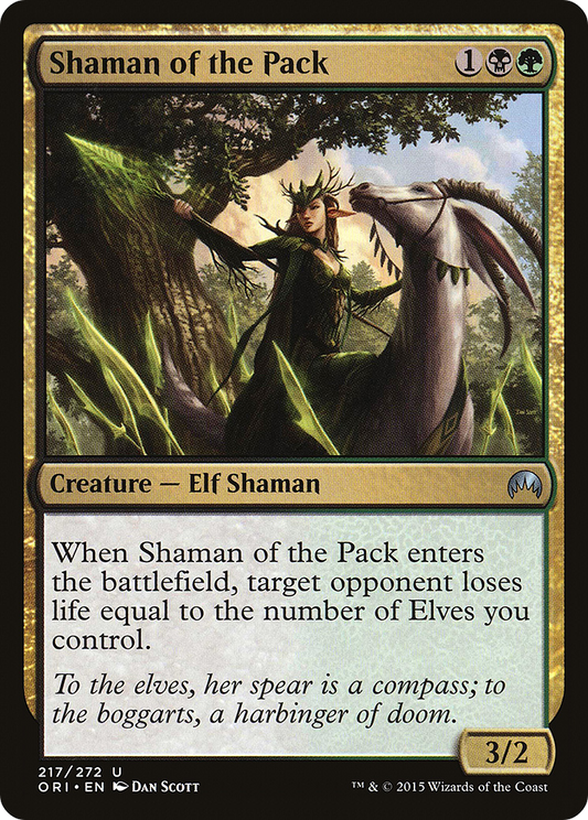 Shaman of the Pack (ORI-217) - Magic Origins - Premium MTG Single from Wizards of the Coast - Just $0.10! Shop now at Game Crave Tournament Store