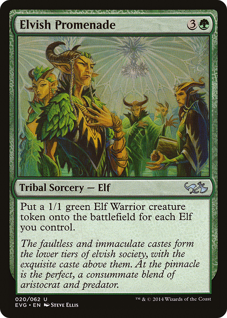 Elvish Promenade (EVG-020) - Duel Decks Anthology: Elves vs. Goblins - Premium MTG Single from Wizards of the Coast - Just $0.98! Shop now at Game Crave Tournament Store