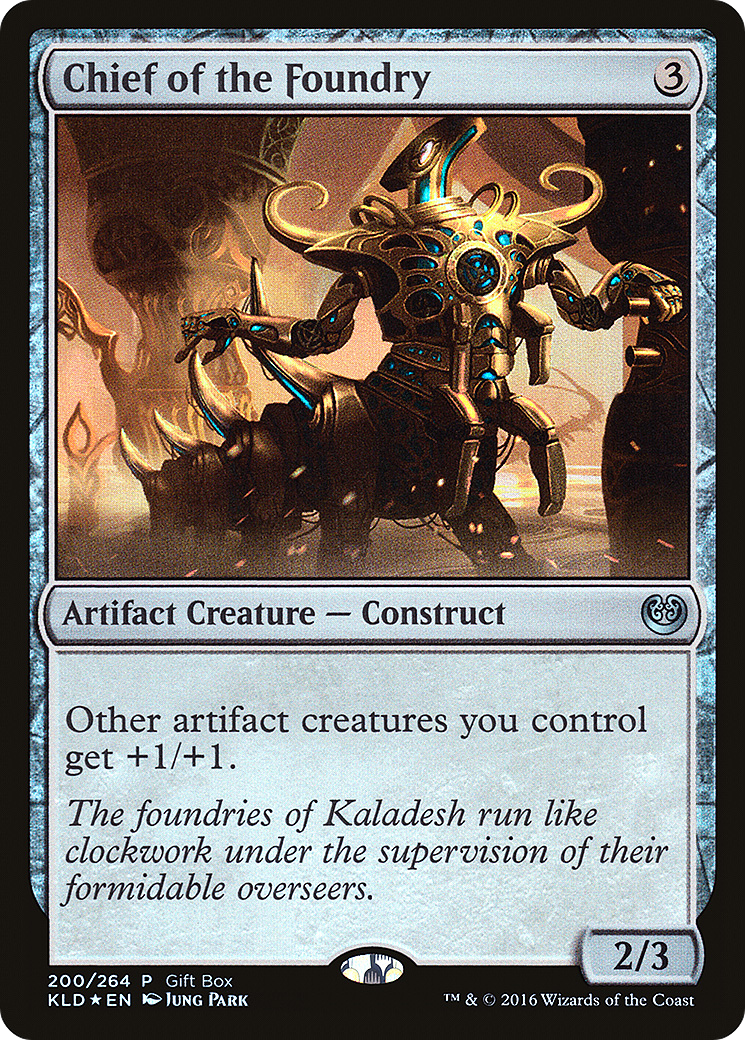 Chief of the Foundry (PKLD-200) - Kaladesh Promos Foil - Premium MTG Single from Wizards of the Coast - Just $0.11! Shop now at Game Crave Tournament Store