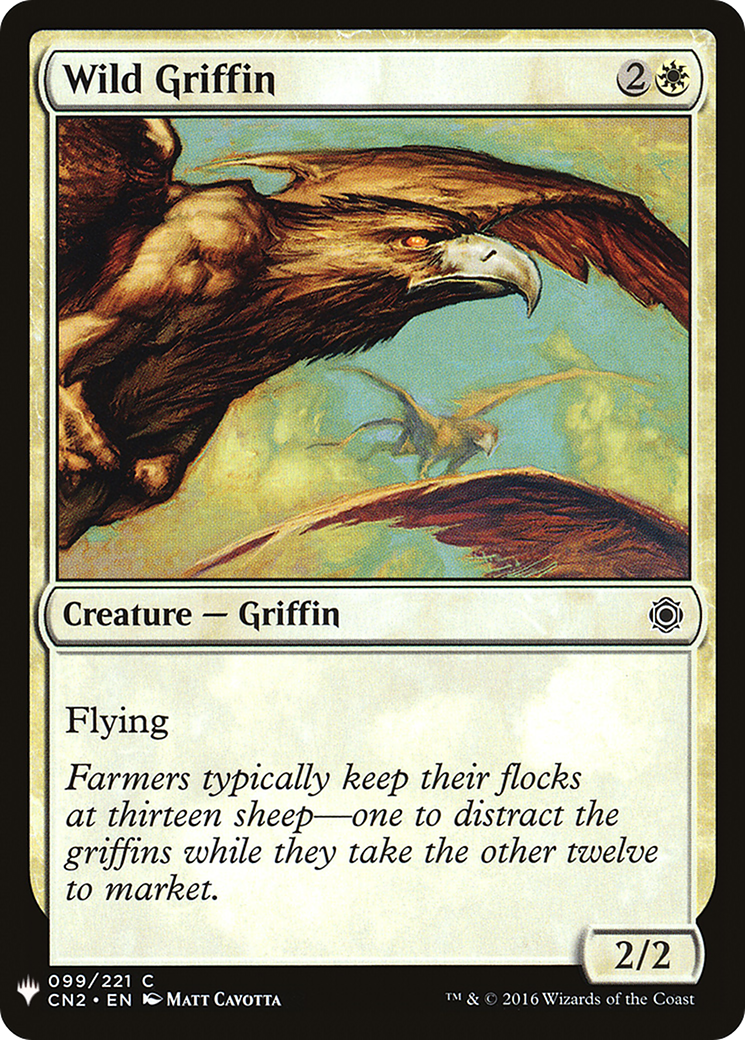 Wild Griffin (MB1-275) - Mystery Booster - Premium MTG Single from Wizards of the Coast - Just $0.08! Shop now at Game Crave Tournament Store