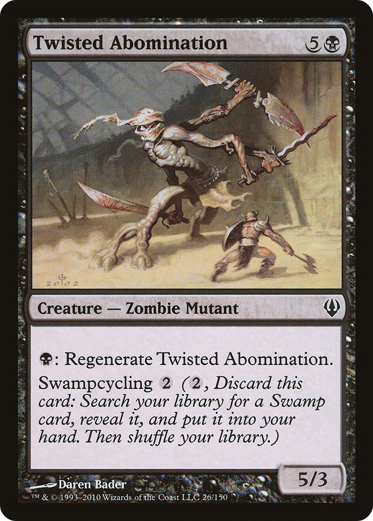 Twisted Abomination (ARC-026) - Archenemy - Premium MTG Single from Wizards of the Coast - Just $0.08! Shop now at Game Crave Tournament Store
