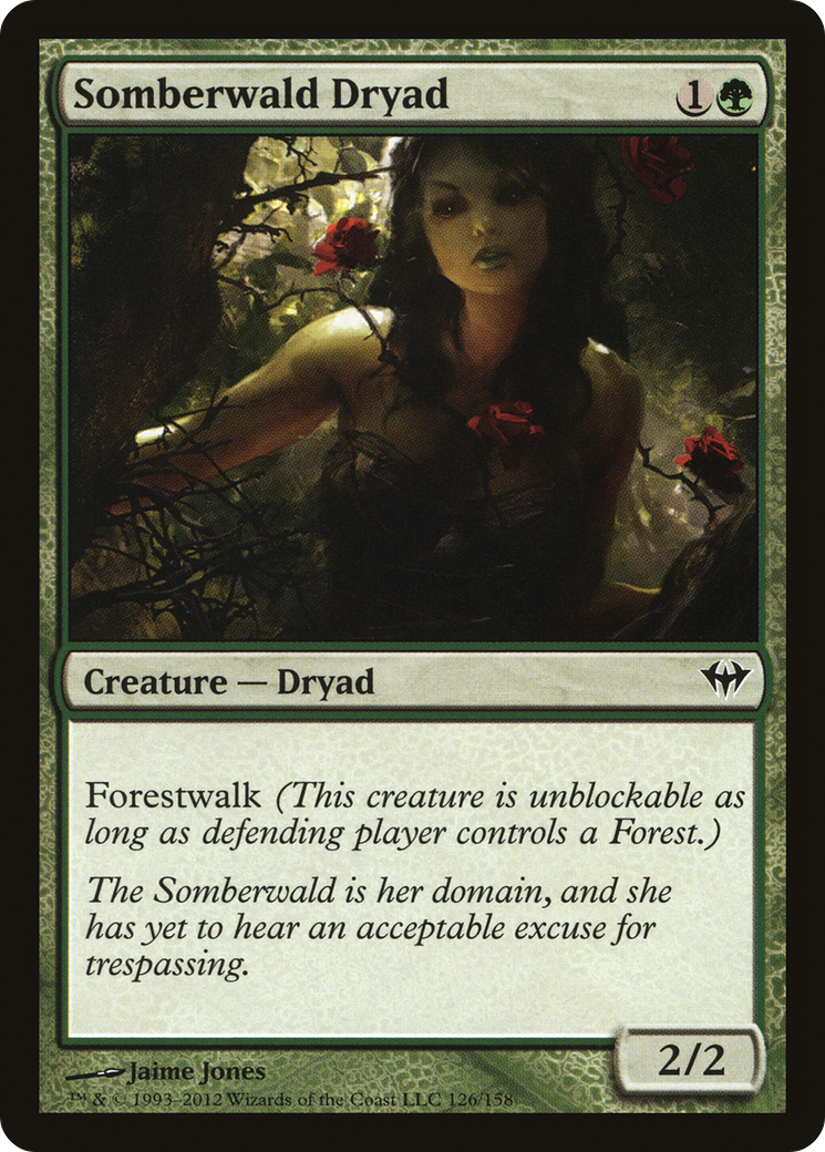 Somberwald Dryad (DKA-126) - Dark Ascension - Premium MTG Single from Wizards of the Coast - Just $0.08! Shop now at Game Crave Tournament Store