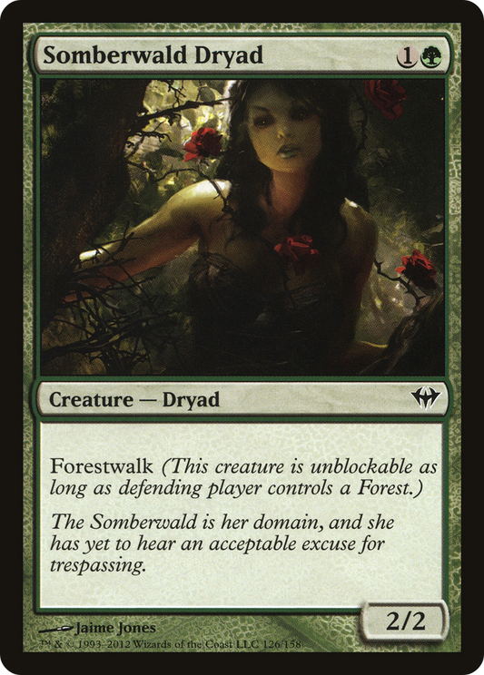 Somberwald Dryad (DKA-126) - Dark Ascension - Premium MTG Single from Wizards of the Coast - Just $0.08! Shop now at Game Crave Tournament Store