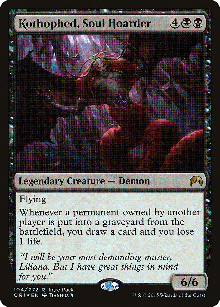 Kothophed, Soul Hoarder (PORI-104) - Magic Origins Promos Foil - Premium MTG Single from Wizards of the Coast - Just $0.29! Shop now at Game Crave Tournament Store