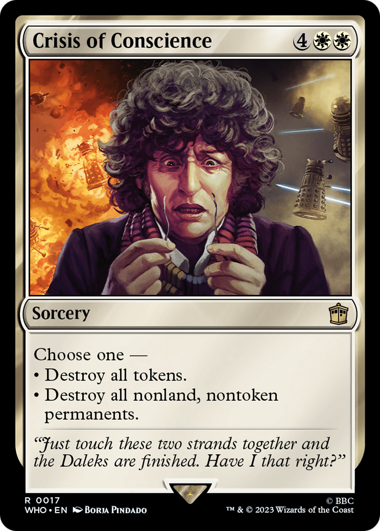 Crisis of Conscience (WHO-017) - Doctor Who - Premium MTG Single from Wizards of the Coast - Just $0.08! Shop now at Game Crave Tournament Store