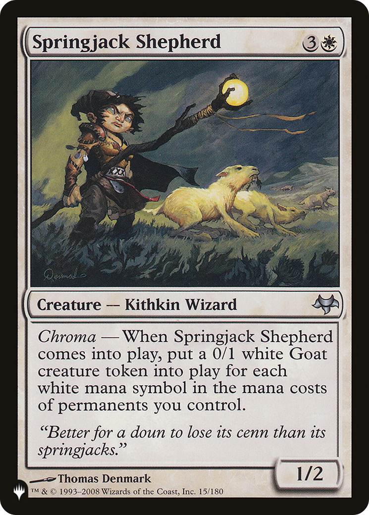 Springjack Shepherd (PLIST-036) - The List - Premium MTG Single from Wizards of the Coast - Just $0.08! Shop now at Game Crave Tournament Store