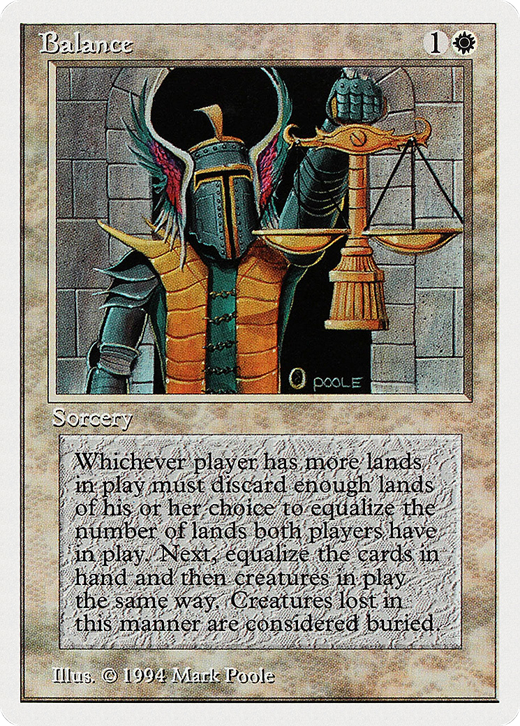 Balance (SUM-003) - Summer Magic / Edgar - Premium MTG Single from Wizards of the Coast - Just $0! Shop now at Game Crave Tournament Store