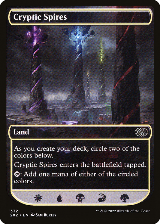 Cryptic Spires (2X2-332) - Double Masters 2022 - Premium MTG Single from Wizards of the Coast - Just $0.08! Shop now at Game Crave Tournament Store