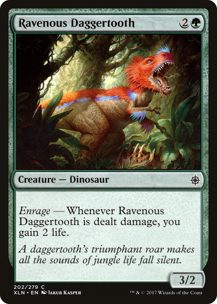 Ravenous Daggertooth (XLN-202) - Ixalan - Premium MTG Single from Wizards of the Coast - Just $0.08! Shop now at Game Crave Tournament Store