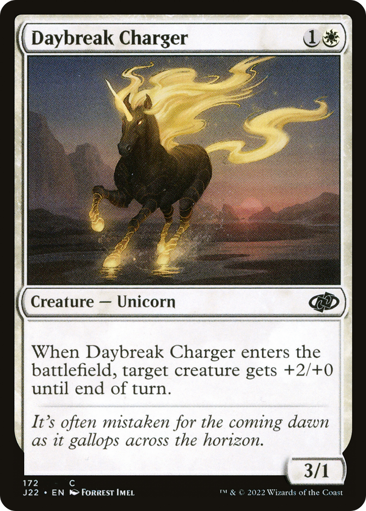 Daybreak Charger (J22-172) - Jumpstart 2022 - Premium MTG Single from Wizards of the Coast - Just $0.08! Shop now at Game Crave Tournament Store