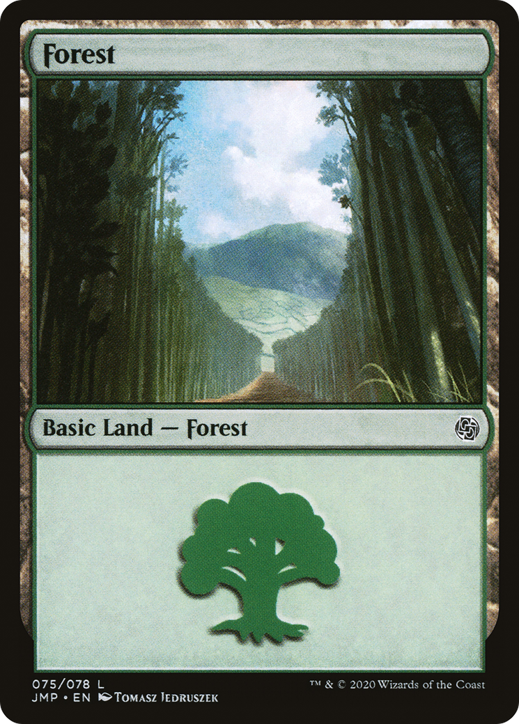 Forest (JMP-075) - Jumpstart - Premium MTG Single from Wizards of the Coast - Just $0.08! Shop now at Game Crave Tournament Store