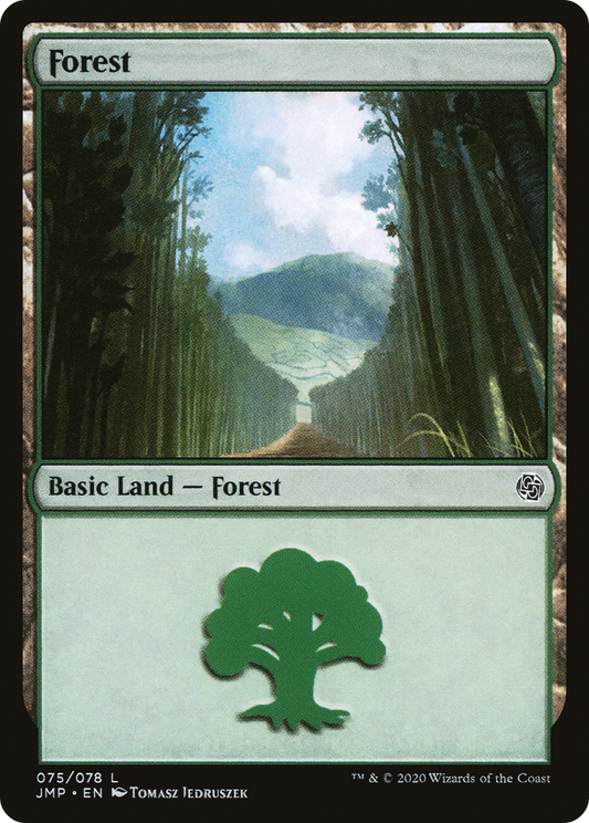 Forest (JMP-075) - Jumpstart - Premium MTG Single from Wizards of the Coast - Just $0.08! Shop now at Game Crave Tournament Store