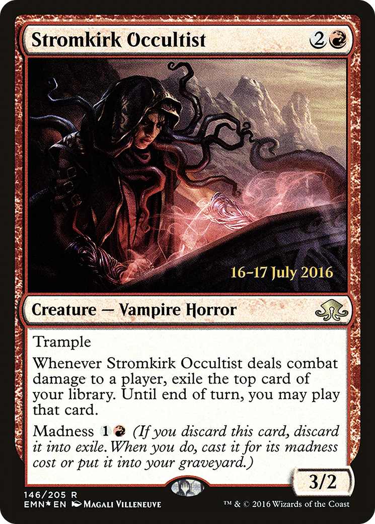 Stromkirk Occultist (PEMN-146S) - Eldritch Moon Promos Foil - Premium MTG Single from Wizards of the Coast - Just $0.40! Shop now at Game Crave Tournament Store