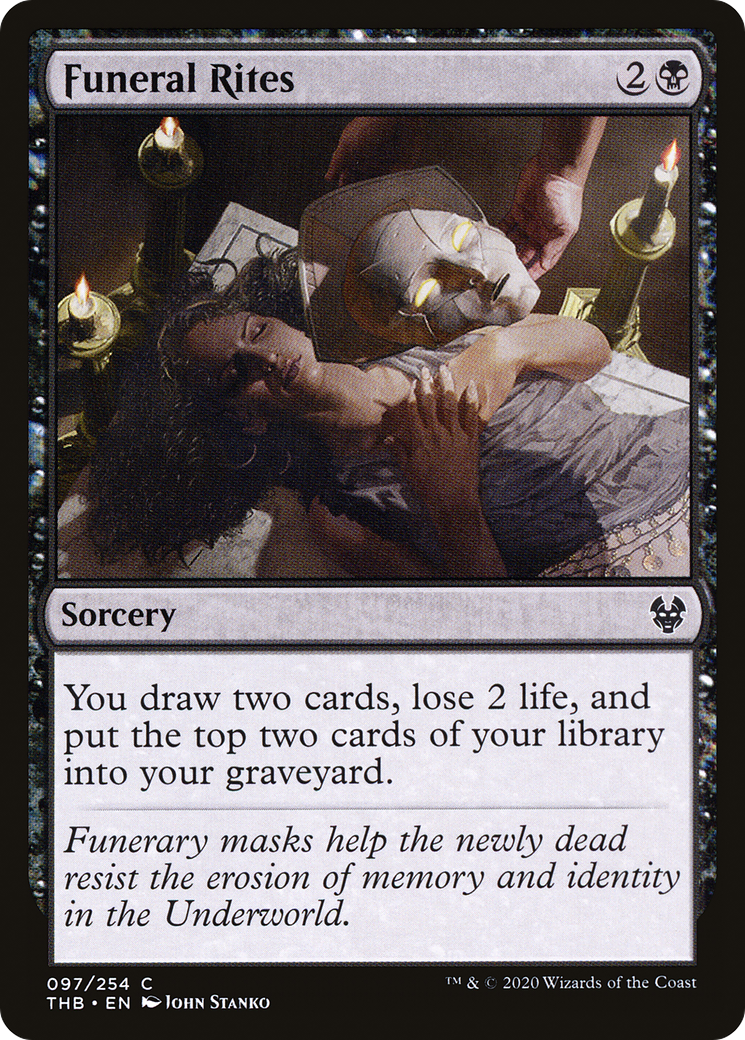 Funeral Rites (THB-097) - Theros Beyond Death Foil - Premium MTG Single from Wizards of the Coast - Just $0.08! Shop now at Game Crave Tournament Store