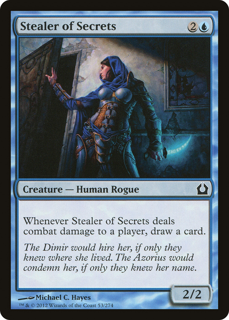 Stealer of Secrets (RTR-053) - Return to Ravnica - Premium MTG Single from Wizards of the Coast - Just $0.08! Shop now at Game Crave Tournament Store
