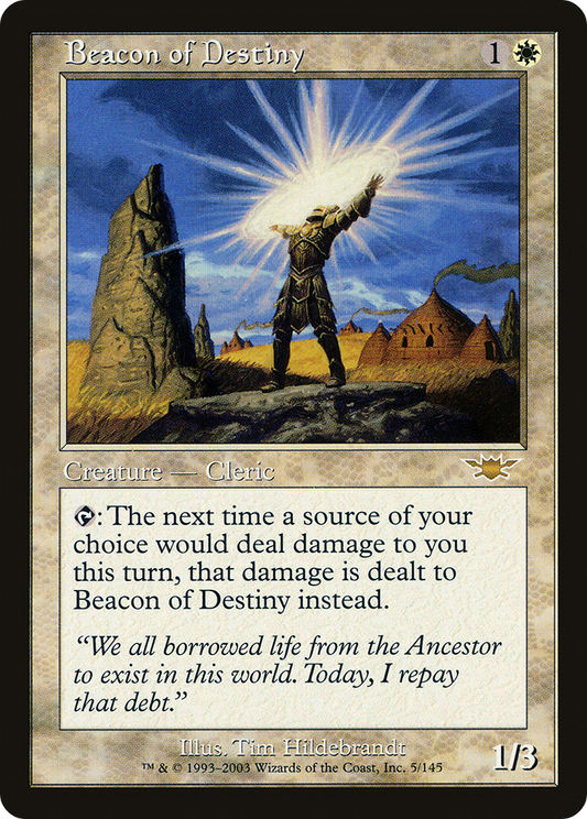 Beacon of Destiny (LGN-005) - Legions - Premium MTG Single from Wizards of the Coast - Just $0.08! Shop now at Game Crave Tournament Store
