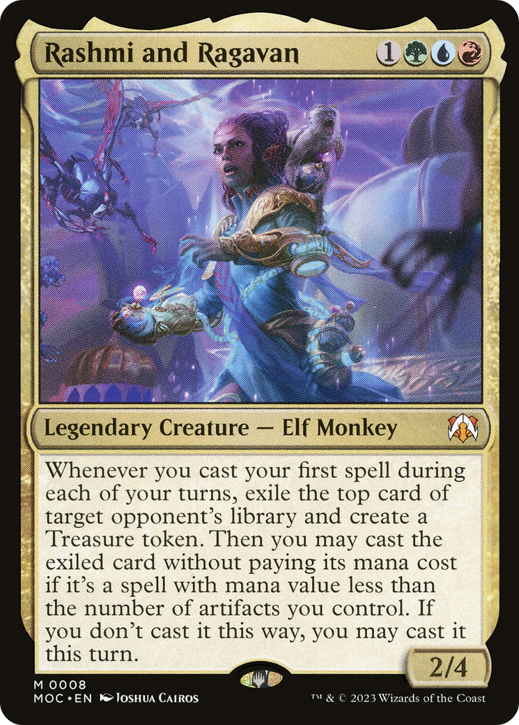 Rashmi and Ragavan (MOC-008) - March of the Machine Commander Foil - Premium MTG Single from Wizards of the Coast - Just $0.08! Shop now at Game Crave Tournament Store