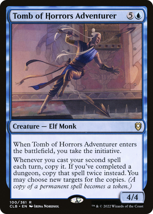 Tomb of Horrors Adventurer (CLB-100) - Commander Legends: Battle for Baldur's Gate - Premium MTG Single from Wizards of the Coast - Just $0.08! Shop now at Game Crave Tournament Store